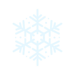 Vector beautiful snowflake design collection For the winter season that comes with Christmas in the New Year.