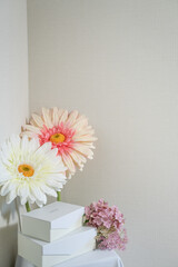 新生活　インテリアの文字入れ背景素材