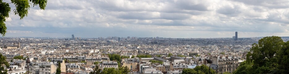 Fototapeta na wymiar Paris Skyline Panorama