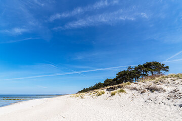 Strand in Neuendorf auf der Insel Hiddensee