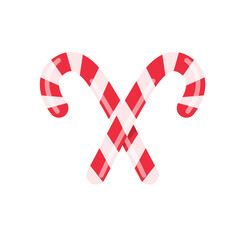 Christmas candy. Red and green colored candy bars for children on Christmas celebrations.