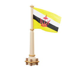 Brunei Flag 3D Icon