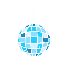 Disco ball vector. colorful glass balls for party night celebration