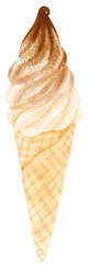 ice cream watercolor