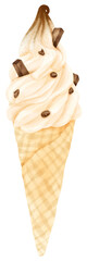 ice cream watercolor
