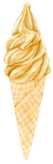 ice cream watercolor