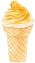 ice cream watercolor