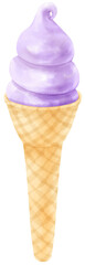 ice cream watercolor