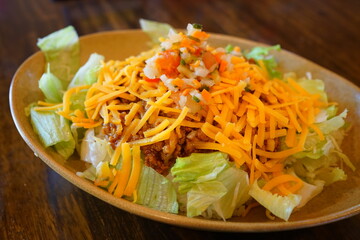 Japanese Food, Okinawa Beef Taco Rice - 日本料理 沖縄料理 タコライス