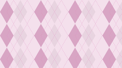 cute pastel purple argyle tartan, checkers, gingham, plaid, checkerboard background illustration, perfect for banner, wallpaper, backdrop, postcard, background