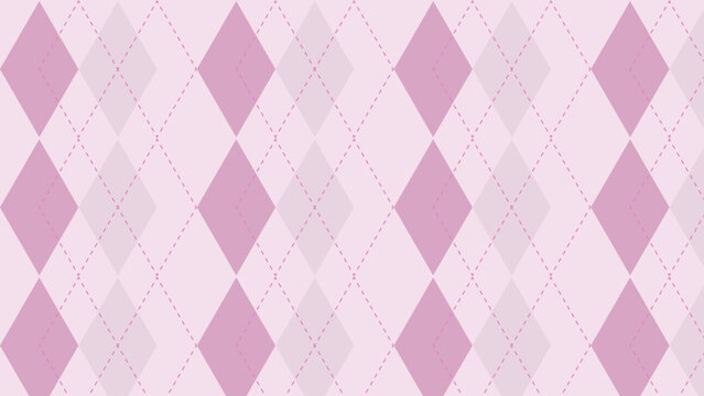 cute pastel purple argyle tartan, checkers, gingham, plaid, checkerboard background illustration, perfect for banner, wallpaper, backdrop, postcard, background