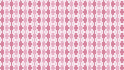 cute small pastel pink argyle, tartan, checkers, gingham, plaid, checkerboard background illustration, perfect for banner, wallpaper, backdrop, postcard, background