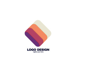 modern and simple logo design concept . logo for company vector file eps 10. logo with simple and gradient color template