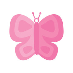 pink butterfly animal silhouette