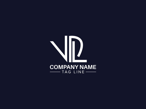VDL letter logo symbol icon vector graphic design idea creative eps 10