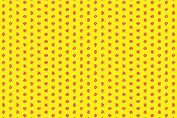 Cloth luxury pattern design with yellow background with red and green box