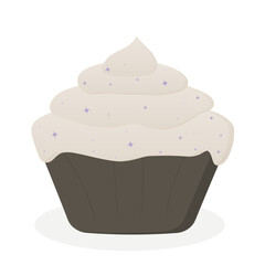 cupcake with cream