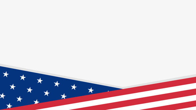 white background with american flag suitable for america's important day