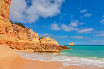 The famous beach of Praia dos Caneiros.