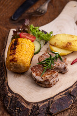 grilled pork fillet