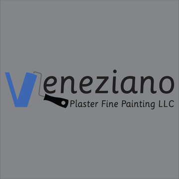 Veneziano Plaster Fine Painting LLC, a minimal logo