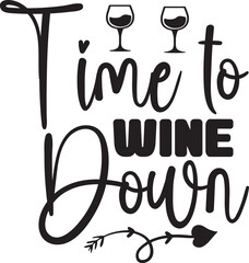 Obraz premium Wine svg design cut files