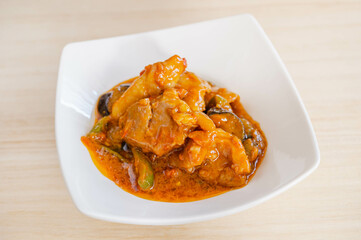 夏野菜のバターチキンカレー