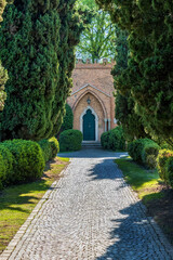 viale dei tramonti parco sigurtà - obrazy, fototapety, plakaty