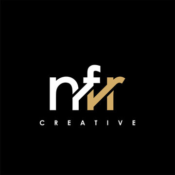 NFR Letter Initial Logo Design Template Vector Illustration