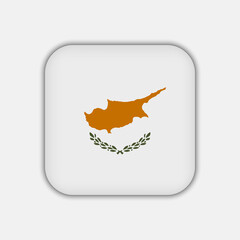 Cyprus flag, official colors. Vector illustration.