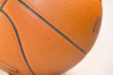Fototapeta premium Basketball ball on a white background