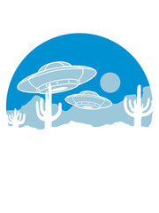 Wüsten UFOs Mystery Szene 