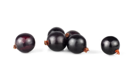 Currant berries isolated on white background