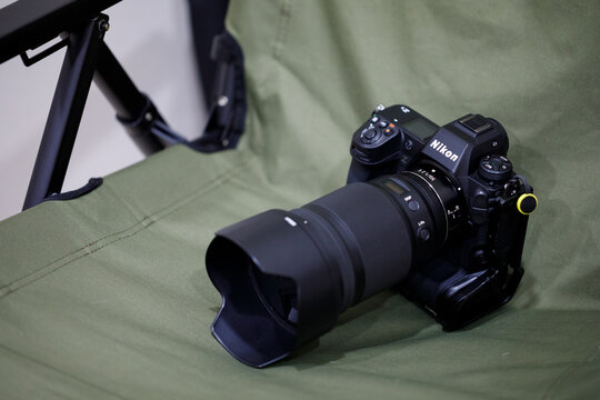 The Professional Mirrorless Camera Nikon Z9. Nikon is the world largest SLR camera manufacturer.