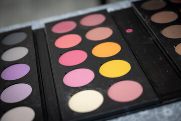 palette de maquillage fards à paupières en poudre