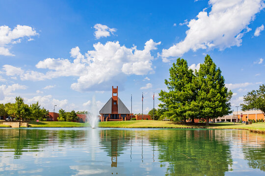 Sunny view of the Oklahoma Christian University