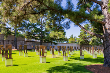 Sunny view of the Oklahoma City National Memorial and Museum