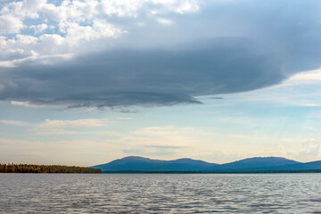 clouds over the sea