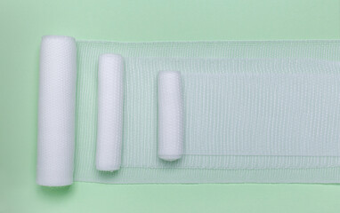 medical bandages for dressings for injuries and fractures