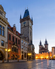Naklejka na ściany i meble The Famous Astronomical Clock in Prague City