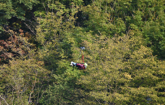 Megazipline im Harz 