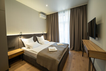 Naklejka na ściany i meble interior a hotel bedroom