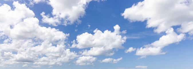 Naklejka na ściany i meble Sky Replacement blue sky with clouds
