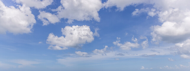 Sky Replacement blue sky with clouds