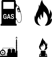 Gas crisis in Europe. North Stream. Gas Prices Going Icon or vector image.