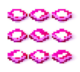 Set Four leaf clover, Human hands holding four, Bottle cap with, Bow tie, Tie, Leprechaun hat, Heart Happy Saint Patrick day and Patricks Day flyer, brochure, postcard icon. Vector