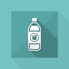 Vector illustration of single isolated fruit juice icon