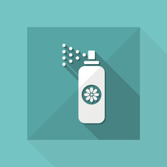 Vector illustration of single isolated spray icon