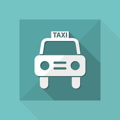 Obraz premium Vector illustration of single isolated taxi icon