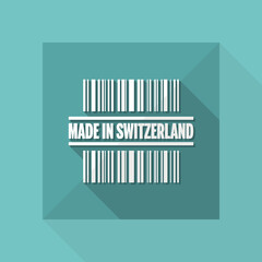 Vector illustration of single isolated Swiss icon
